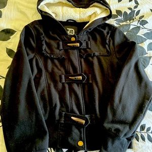 Large Sherpa hooded sweater